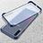 Samsung Galaxy A90 5G用ハードカバー クリスタル クリア透明 S02 サムスン ネイビー