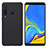 Samsung Galaxy A9s用ハードケース プラスチック 質感もマット M01 サムスン ブラック