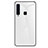 Samsung Galaxy A9s用ハイブリットバンパーケース プラスチック 鏡面 虹 グラデーション 勾配色 カバー サムスン ホワイト