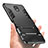 Samsung Galaxy Amp Prime 3用ハイブリットバンパーケース プラスチック アンド指輪 兼シリコーン A01 サムスン ブラック