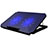 Samsung Galaxy Book Flex 13.3 NP930QCG用ノートブックホルダー クーラー 冷却パッド ファン ラップトップスタンド 9インチ〜16インチ M19 サムスン ブラック