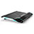 Samsung Galaxy Book Flex 13.3 NP930QCG用ノートブックホルダー クーラー 冷却パッド ファン ラップトップスタンド 9インチ〜17インチ L01 サムスン ブラック
