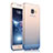 Samsung Galaxy C5 Pro C5010用極薄ソフトケース グラデーション 勾配色 クリア透明 T04 サムスン ネイビー