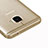 Samsung Galaxy C5 SM-C5000用極薄ソフトケース シリコンケース 耐衝撃 全面保護 クリア透明 サムスン ゴールド
