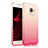Samsung Galaxy C7 Pro C7010用極薄ソフトケース グラデーション 勾配色 クリア透明 T04 サムスン ピンク