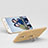 Samsung Galaxy C8 C710F用ハードケース プラスチック 質感もマット アンド指輪 サムスン ゴールド