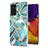 Samsung Galaxy F54 5G用シリコンケース ソフトタッチラバー バタフライ パターン カバー Y01B サムスン 