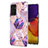 Samsung Galaxy F54 5G用シリコンケース ソフトタッチラバー バタフライ パターン カバー Y01B サムスン 