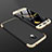 Samsung Galaxy Grand Prime Pro (2018)用ハードケース プラスチック 質感もマット 前面と背面 360度 フルカバー サムスン ゴールド・ブラック