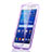 Samsung Galaxy Grand Prime SM-G530H用ソフトケース フルカバー クリア透明 サムスン パープル