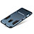 Samsung Galaxy J7 Plus用ハイブリットバンパーケース スタンド プラスチック 兼シリコーン サムスン シアン