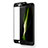 Samsung Galaxy J7 Plus用強化ガラス フル液晶保護フィルム F03 サムスン ブラック