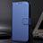 Samsung Galaxy M01 Core用手帳型 レザーケース スタンド カバー BY1 サムスン ネイビー