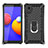 Samsung Galaxy M01 Core用ハイブリットバンパーケース プラスチック アンド指輪 マグネット式 YF1 サムスン 