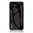 Samsung Galaxy M04用ハイブリットバンパーケース プラスチック 鏡面 虹 グラデーション 勾配色 カバー LS1 サムスン ブラック