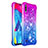 Samsung Galaxy M10用シリコンケース ソフトタッチラバー ブリンブリン カバー S02 サムスン パープル