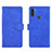 Samsung Galaxy M11用手帳型 レザーケース スタンド カバー L01Z サムスン ネイビー