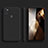 Samsung Galaxy M11用360度 フルカバー極薄ソフトケース シリコンケース 耐衝撃 全面保護 バンパー YK1 サムスン ブラック