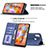 Samsung Galaxy M11用手帳型 レザーケース スタンド カバー B01F サムスン 