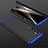 Samsung Galaxy M13 4G用ハードケース プラスチック 質感もマット 前面と背面 360度 フルカバー P01 サムスン ネイビー・ブラック