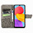 Samsung Galaxy M13 4G用手帳型 レザーケース スタンド バタフライ 蝶 カバー S01D サムスン 