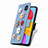 Samsung Galaxy M13 4G用手帳型 レザーケース スタンド 花 カバー S02D サムスン 