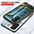 Samsung Galaxy M13 4G用ハイブリットバンパーケース プラスチック パターン 鏡面 カバー サムスン 