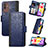 Samsung Galaxy M13 5G用手帳型 レザーケース スタンド カバー S03D サムスン 