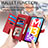Samsung Galaxy M13 5G用手帳型 レザーケース スタンド カバー S06D サムスン 