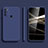 Samsung Galaxy M21 (2021)用360度 フルカバー極薄ソフトケース シリコンケース 耐衝撃 全面保護 バンパー サムスン ネイビー