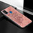 Samsung Galaxy M21用極薄ソフトケース シリコンケース 耐衝撃 全面保護 マグネット式 バンパー S04D サムスン ローズゴールド