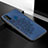 Samsung Galaxy M21用極薄ソフトケース シリコンケース 耐衝撃 全面保護 マグネット式 バンパー S04D サムスン ネイビー