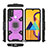 Samsung Galaxy M21用ハイブリットバンパーケース プラスチック アンド指輪 マグネット式 KC3 サムスン パープル