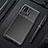 Samsung Galaxy M21s用シリコンケース ソフトタッチラバー ツイル カバー T01 サムスン ブラック