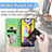 Samsung Galaxy M21s用手帳型 レザーケース スタンド パターン カバー S04D サムスン 