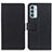 Samsung Galaxy M23 5G用手帳型 レザーケース スタンド カバー M08L サムスン ブラック
