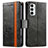 Samsung Galaxy M23 5G用手帳型 レザーケース スタンド カバー S02D サムスン ブラック