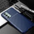 Samsung Galaxy M23 5G用シリコンケース ソフトタッチラバー ツイル カバー S01 サムスン ネイビー
