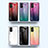 Samsung Galaxy M23 5G用ハイブリットバンパーケース プラスチック 鏡面 虹 グラデーション 勾配色 カバー LS1 サムスン 