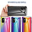 Samsung Galaxy M23 5G用ハイブリットバンパーケース プラスチック 鏡面 虹 グラデーション 勾配色 カバー LS2 サムスン 