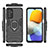 Samsung Galaxy M23 5G用ハイブリットバンパーケース プラスチック アンド指輪 マグネット式 サムスン 