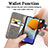 Samsung Galaxy M23 5G用手帳型 レザーケース スタンド 花 カバー サムスン 