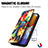 Samsung Galaxy M23 5G用手帳型 レザーケース スタンド パターン カバー S02D サムスン 