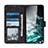 Samsung Galaxy M23 5G用手帳型 レザーケース スタンド カバー N03P サムスン 