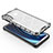 Samsung Galaxy M30用360度 フルカバー ハイブリットバンパーケース クリア透明 プラスチック カバー AM1 サムスン 
