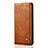 Samsung Galaxy M31 Prime Edition用手帳型 レザーケース スタンド カバー サムスン オレンジ