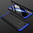 Samsung Galaxy M31 Prime Edition用ハードケース プラスチック 質感もマット 前面と背面 360度 フルカバー サムスン ネイビー・ブラック