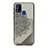 Samsung Galaxy M31 Prime Edition用極薄ソフトケース シリコンケース 耐衝撃 全面保護 マグネット式 バンパー S03D サムスン グレー