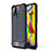 Samsung Galaxy M31 Prime Edition用ハイブリットバンパーケース プラスチック 兼シリコーン カバー WL1 サムスン ミッドナイトネイビー