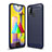 Samsung Galaxy M31 Prime Edition用シリコンケース ソフトタッチラバー ライン カバー WL1 サムスン 